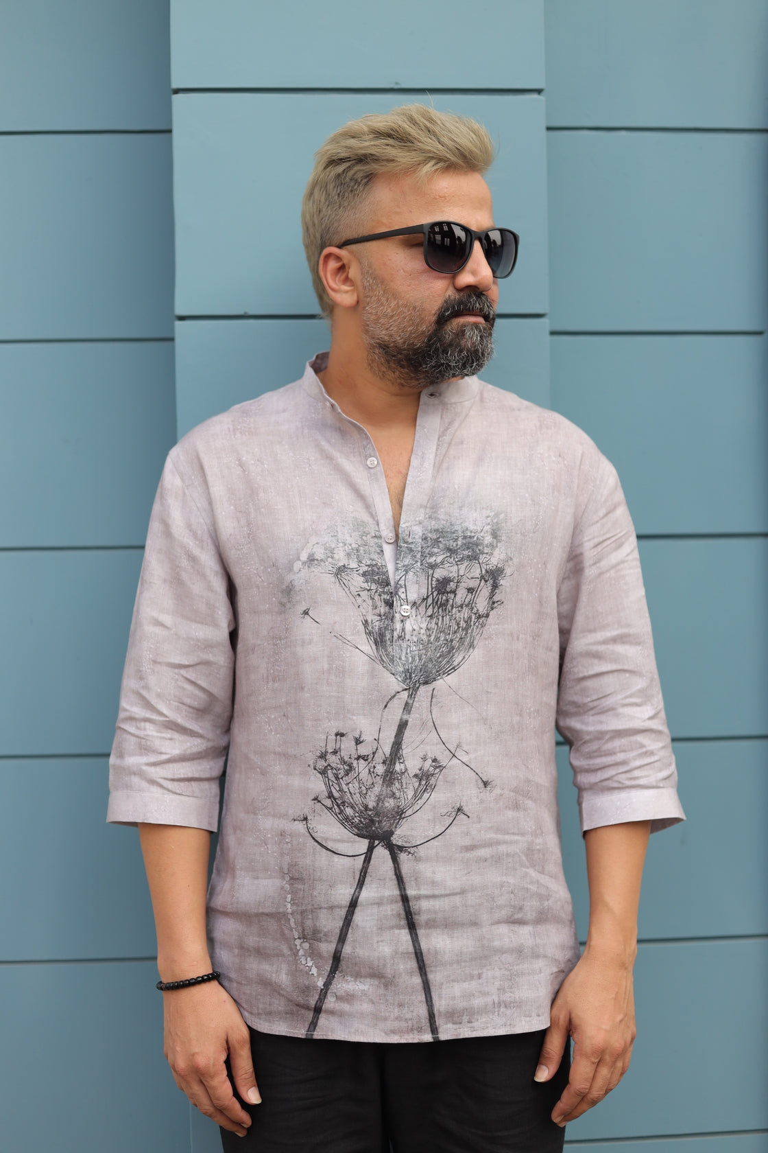 Spring Flower (Pure Linen Shirt) - AddysForMen®️